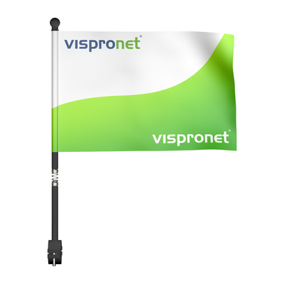 Fahrradfahne, rechteckig