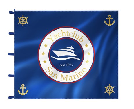 Vereinsfahne Yachtclub