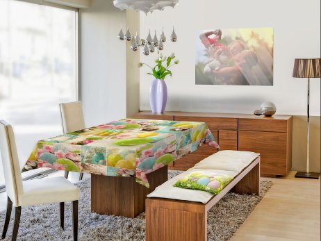 Osterdekoration für das Wohnzimmer