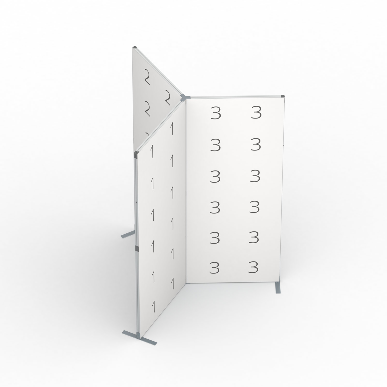 Schema für Anordnung der Drucke Y-Modul